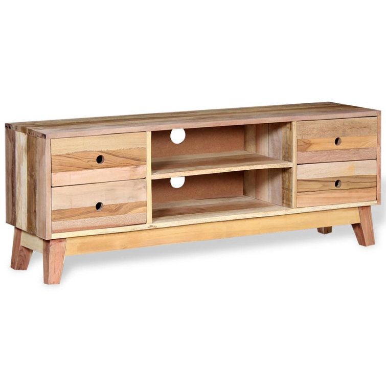 Union Rustic TV Stand Solid Wood Reclaimed Wayfair Canada